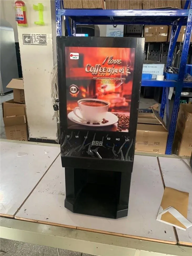 Kafe Mini 2 qatorli choy 3 litrlik idishga ega&kofe sotadigan mashina