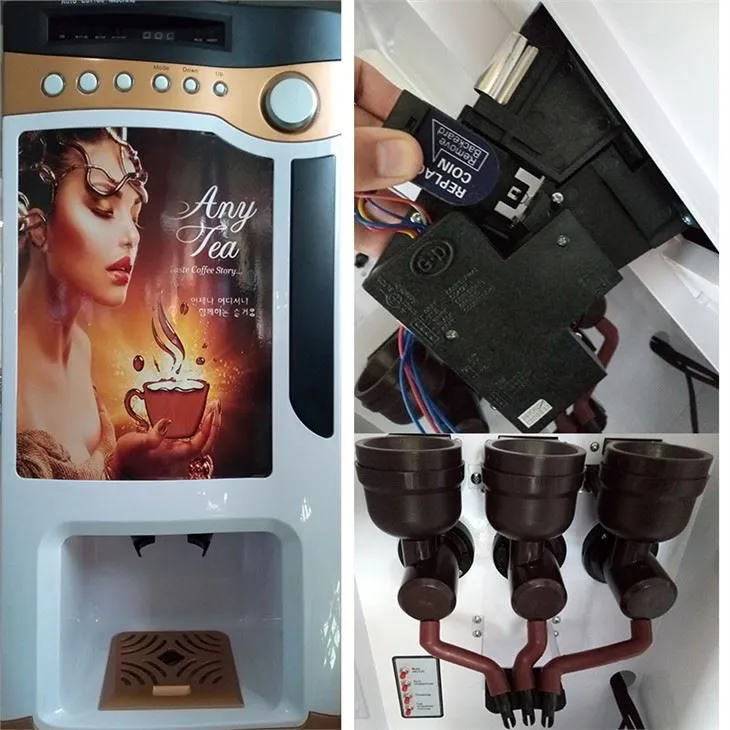 Tanga bilan ishlaydigan kofe dispenseri