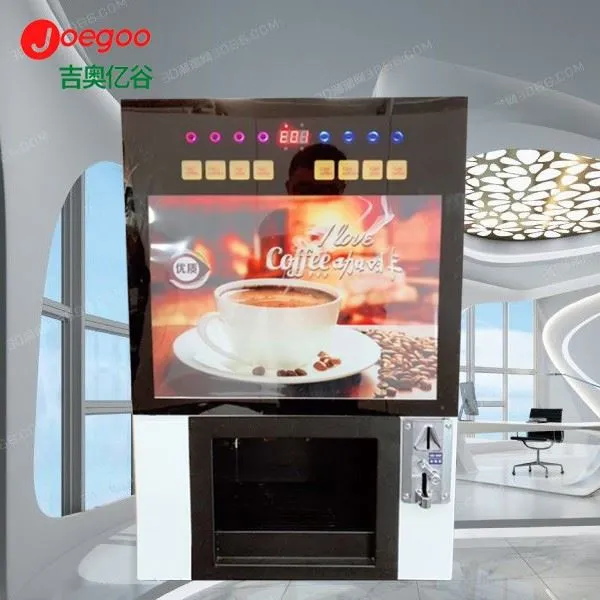 Eriydigan qahva sotiladigan avtomat