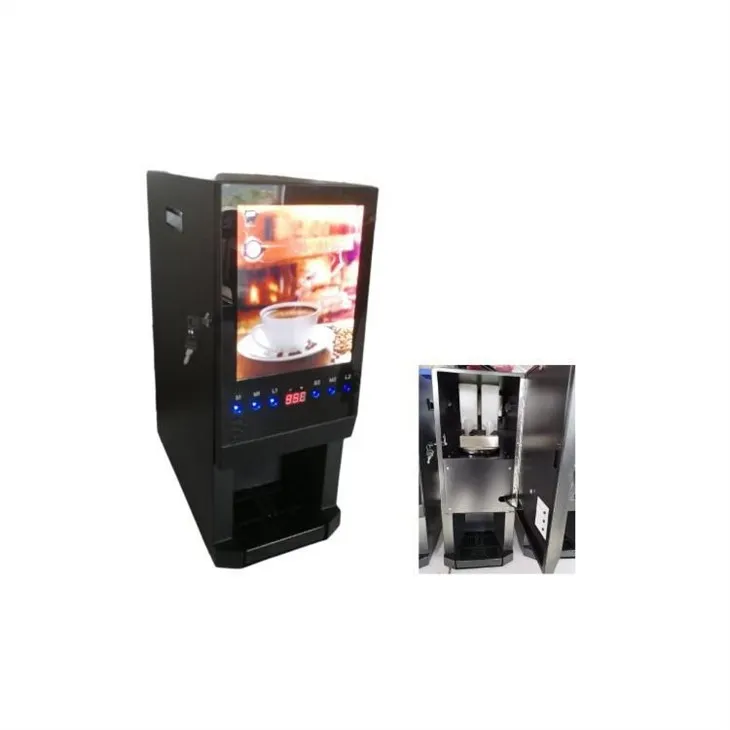 Kichik kapuchino qahva sharbati sotadigan avtomat